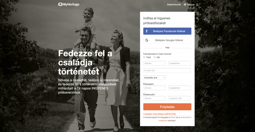 Az Online Családfakutató Program Felhasználóinak Tapasztalatai